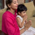 Anagha Bhosale Instagram - Hare Krishna, this was our yoga day yesterday 😅🙏🏻… The most important thing however is to see that somehow or other the children are always engaged in some kind of Krsna conscious activity, then they will naturally develop a taste for it and think it great fun even to work very hard for Krsna’s pleasure. As a Vaishnavi (Maatajis) we should always keep children close to krishna by asking them to chant, telling them shlokas, how to serve Krishna & read them from Srila prabhupada books, to make them true Vaishnavi & Vaishnav devotees. Hari Hari 🙏🏻🦚 . Govardhan Eco Village (GEV) - Sri Radha Vrindavanbihari Temple, Mumbai.
