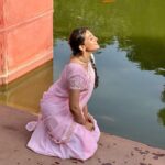 Anagha Bhosale Instagram - 🌸 Yamuna Mai Like the Ganges, the Yamuna is highly venerated in Hinduism and worshipped as the goddess Yamuna. In Hinduism she is the daughter of the sun god, Surya, and the sister of Yama, the god of death, and so is also known as Yami. According to popular legends, bathing in its sacred waters frees one from the torments of death. 🦚In the Rigveda, the story of the Yamuna describes her "excessive love" for her twin, Yama, who in turn asks her to find a suitable match for herself, which she does in Krishna. Here the story of her descent to meet her beloved Krishna and to purify the world has been put into verse. The hymn also praises her for being the source of all spiritual abilities. And while the Ganges is considered an epitome of asceticism and higher knowledge and can grant Moksha or liberation, it is Yamuna, who, being a holder of infinite love and compassion, can grant freedom, even from death, the realm of her elder brother. Vallabhacharya writes that she rushes down the Kalinda Mountain, and describes her as the daughter of Kalinda, giving her the name Kalindi, the backdrop of Krishna Leela. The text also talks about her water being of the colour of Lord Krishna, which is dark (Shyam).The river is referred to as Asita in some historical texts. @govardhan_ecovillage Govardhan Ecovillage