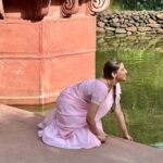 Anagha Bhosale Instagram - 🌸 Yamuna Mai Like the Ganges, the Yamuna is highly venerated in Hinduism and worshipped as the goddess Yamuna. In Hinduism she is the daughter of the sun god, Surya, and the sister of Yama, the god of death, and so is also known as Yami. According to popular legends, bathing in its sacred waters frees one from the torments of death. 🦚In the Rigveda, the story of the Yamuna describes her "excessive love" for her twin, Yama, who in turn asks her to find a suitable match for herself, which she does in Krishna. Here the story of her descent to meet her beloved Krishna and to purify the world has been put into verse. The hymn also praises her for being the source of all spiritual abilities. And while the Ganges is considered an epitome of asceticism and higher knowledge and can grant Moksha or liberation, it is Yamuna, who, being a holder of infinite love and compassion, can grant freedom, even from death, the realm of her elder brother. Vallabhacharya writes that she rushes down the Kalinda Mountain, and describes her as the daughter of Kalinda, giving her the name Kalindi, the backdrop of Krishna Leela. The text also talks about her water being of the colour of Lord Krishna, which is dark (Shyam).The river is referred to as Asita in some historical texts. @govardhan_ecovillage Govardhan Ecovillage