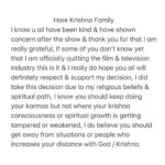 Anagha Bhosale Instagram - Hare Krishna 🦚🙏🏻🙌🏻💙