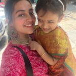 Anagha Bhosale Instagram - The greatest need in the world is the value of compassion and the character of integrity -Radhanath Maharaj 🦚❤️ Hari Bol #thechildrenoftheworld . . . Thank you for this beautiful outfit @gulabi_dori