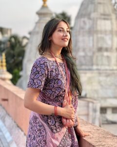 Anagha Bhosale Instagram - The goal of life is to love god
& in order for us to love god ,
We have to love each other- Radhanath swami Maharaj 
Happy Gudi Padwa 
May this new year bring krishna consciousness every second ,devotion,love, patience,calmness, sincerity, discipline, happiness, consistency, unbelievable faith in god🙏🏻🦚💙