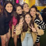 Anagha Bhosale Instagram - What fun girls’ night out was it!! ❤️ @sheendass @samikshajaiswal16 @officialaditisharma @shrutiisharmaa