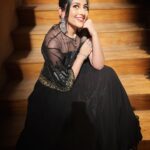 Anagha Bhosale Instagram - ALL BLACK🖤 #anaghabhosale