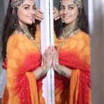 Anagha Bhosale Instagram - Life is a mirror, & you see in it the reflection of your inner self🦚 Outfit: @veena_manglani Styled by: @jivikasetpal Jewellery: @riddhi_bandra