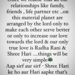Anagha Bhosale Instagram – Thought of the day!! 🦚
Let’s purify our existence by serving our lord & chanting Hare Krishna mahamantra, how important it is as humans we reciprocate Krishna & Radha Rani’s love back to them!! 
Please!!🙏🏻 everyone start your spiritual journeys as soon as possible 🙌🏻