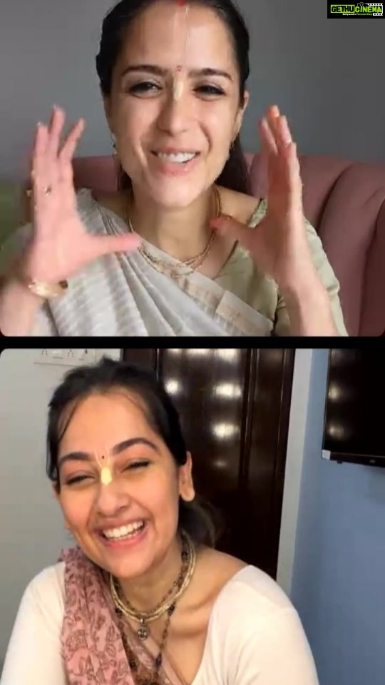 Anagha Bhosale Instagram - What a blast we had speaking about Krishna Bhakti! Have a listen and let us know what you think? What should we speak about next? 😁 . . . . . . . #anagha #sanatanadharma #krishna #bhakti #Spirituality #selfhelp #choices #kishorijani #podcaster #womenpodcasters #podcast #spiritual