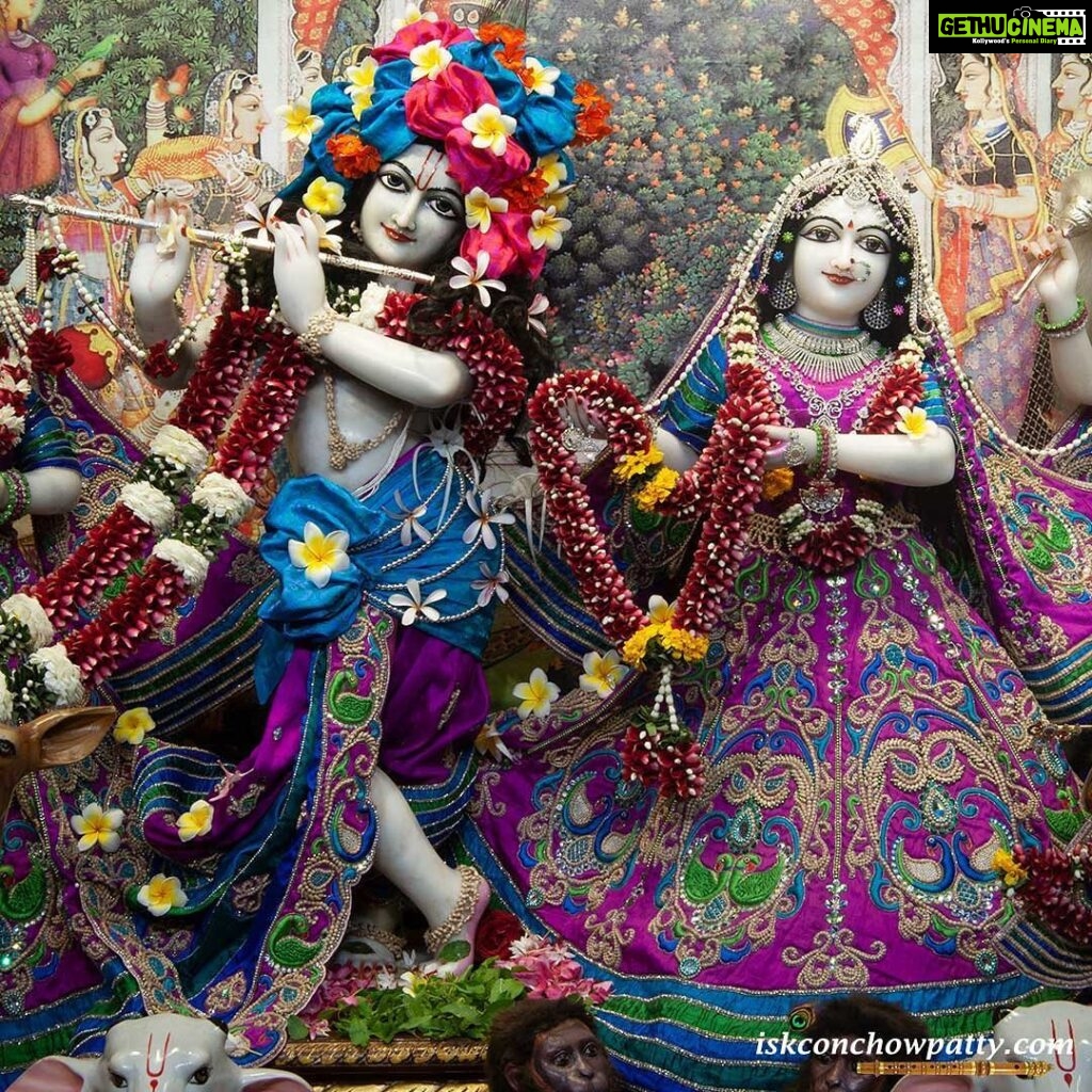 Anagha Bhosale Instagram - Please accept the blessings of Lord Krishna and feel blessed with the happiness in your life. today Darshan sri Sri Radha Gopinath ji ISKCON Chowpatty - Sri Sri Radha Gopinath Temple