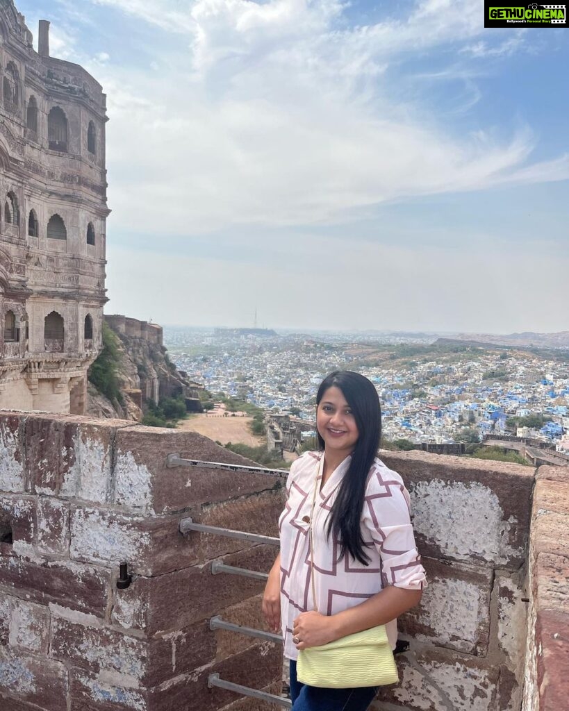 Anamika Chakraborty Instagram - The blue city❤️ Mehrangarh Fort