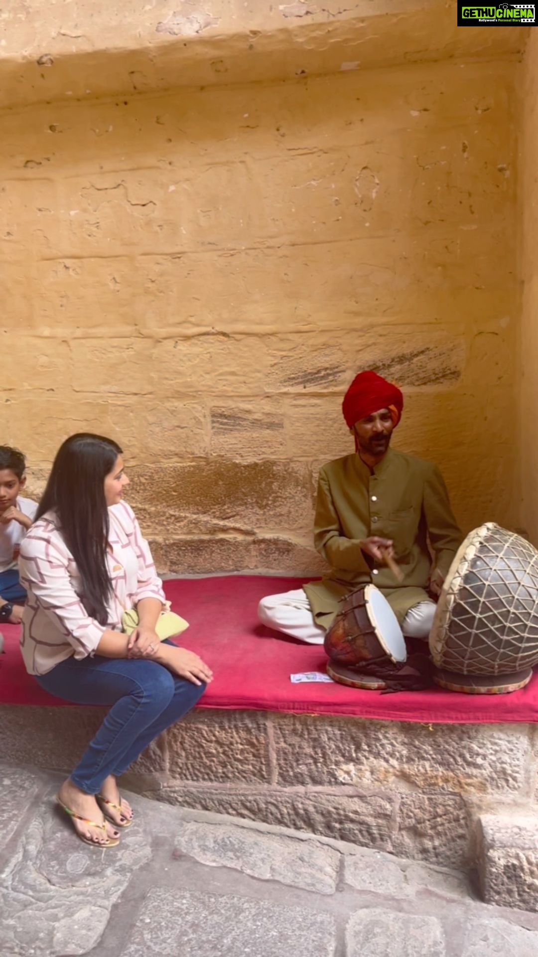 Anamika Chakraborty Instagram - Such a warm welcome! ❤️ JODHPUR❤️ Mehrangarh Fort Jodhpur