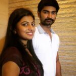 Anandhi Instagram – Chandi Veeran audio lunch with @atharvaamurali