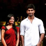 Anandhi Instagram – With @atharvaamurali 😊