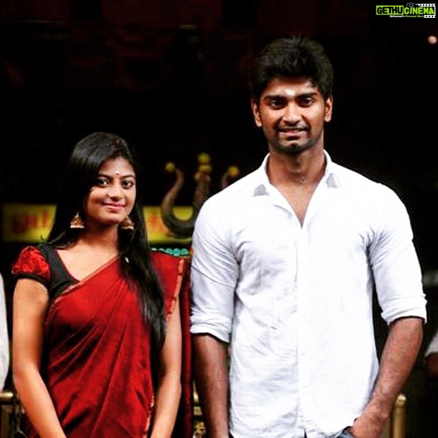Anandhi Instagram - With @atharvaamurali 😊