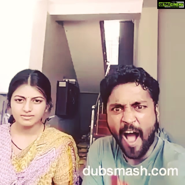Anandhi Instagram - Dubsmash with Chandran 😜 @moulistic