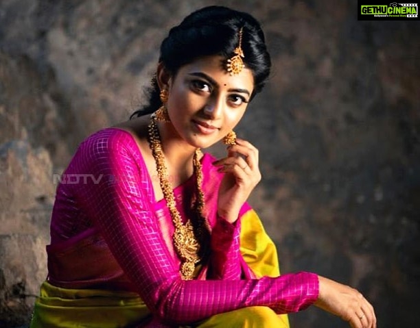 Anandhi Instagram - ✨ #saree#shooting#photoshoot