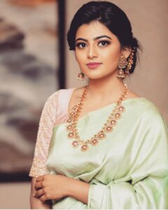 Anandhi Instagram - #saree#anandhi#kayalanandhi