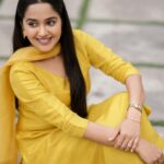 Ananya Instagram - "Yellow is my favorite summer color - it makes me feel like a sunflower." Costume @bloom_by_priyanka Styling @stylestoriesbypriyanka Earings @silver_andsalt 📸 @rahith_m_dharman @latheef_photography @sravanamsachu_photographer Grading : @ashwinbivera #summer #yellow #fashion #favourite #film #ananya #indiancinema