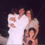 Ananya Panday Instagram - happy 25th anniversary Mama and Papa 🤍 thank you for showing us how easy love can be (and for ur gorgeous genes 🤪) also the last picture is here because I think @apnabhidu is the coolest and also my expression hasn’t changed in the last 24 years 🫠 and also I love the kids expression in the second last picture idk who he is but it’s too good 😅