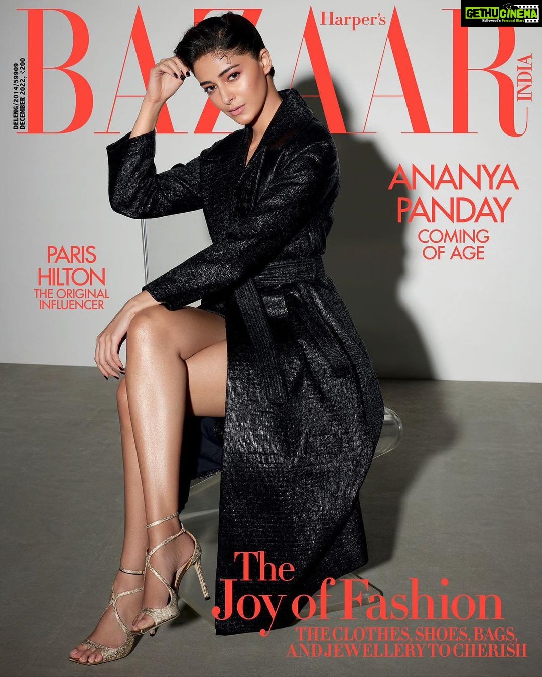 Ananya Panday Instagram - Presenting, Bazaar India covergirl Ananya Panday (@ananyapanday), who is stronger and wiser than before as she gathers her experiences and turns them into art. In conversation with Editor, Nandini Bhalla (@nandinibhalla), Ananya opens up about life, overcoming difficult experiences, her views on fame, and more… Excerpt from the feature: Nandini Bhalla: Do you feel more confident today, as compared to a year or two ago? Ananya Panday: “I’m a lot clearer about the direction I want to go in, the kind of people I want to work with, and the type of movies I want to be a part of. I’ll complete four years in the industry next year, but I’ve had my fair share of ups and downs already. And I’ve learned a lot from them...nothing teaches you better than experience.” Editor: Nandini Bhalla (@nandinibhalla) Photographs: Taras Taraporvala (@taras84) Styling: Zunaili Malik (@zunailimalik) Make-up: Tanvi Chemburkar (@tanvichemburkar) Hair: Amit Thakur (@amitthakur_hair) Fashion Assistant: Jaishree Chhabra (@jaishreechhabra) Fashion Interns: Ishita Mahajan and Neha Khubchandani (@ishitaa.mahajan @neha.khub ) Production: P Productions (@p.productions_) Ananya is wearing the Azia 95, by @jimmychoo from the exclusive SHAAN capsule collection. Massima Trench Coat, @dewarworld. Bralette, @bloni.atelier. Read the complete feature in the latest issue of Bazaar India. . . . . . . . . #BazaarIndia #AnanyaPanday #JimmyChoo #TheShaanCollection