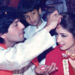 Ananya Panday Instagram - happy 25th anniversary Mama and Papa 🤍 thank you for showing us how easy love can be (and for ur gorgeous genes 🤪) also the last picture is here because I think @apnabhidu is the coolest and also my expression hasn’t changed in the last 24 years 🫠 and also I love the kids expression in the second last picture idk who he is but it’s too good 😅