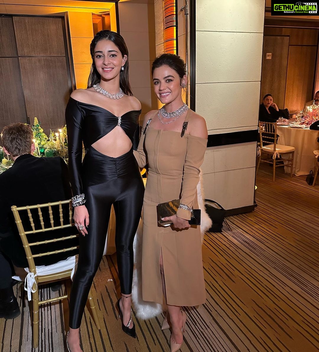 Ananya Panday Instagram - Such an honour to attend the @swarovski #OpenTheWonder dinner in NYC with such gorgeous, wonderful people 🤍✨ thank you @giovannaengelbert @alexisnasard & team @swarovski #Swarovski #OpenTheWonder #IgniteYourDreams New York, New York