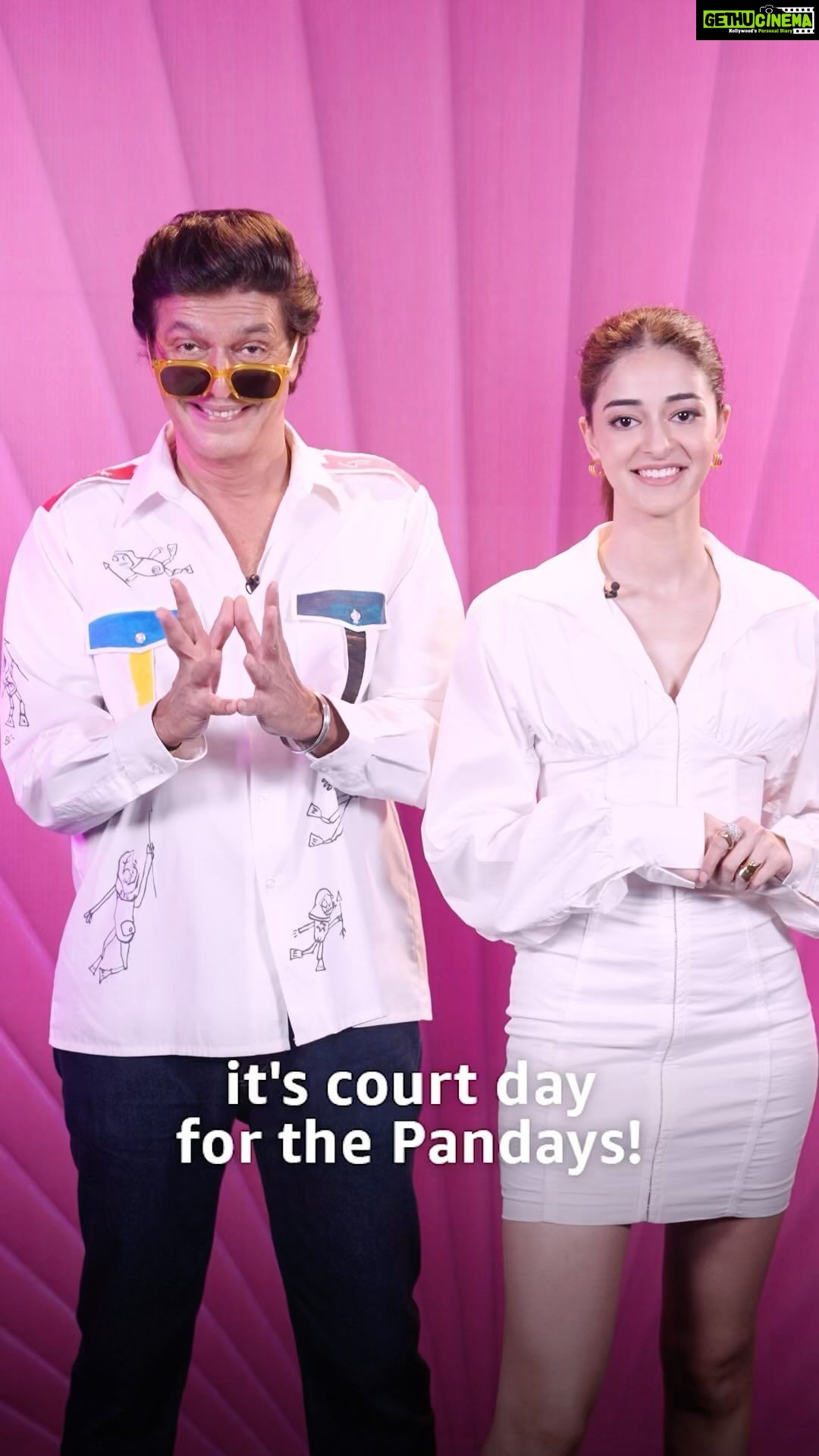 Ananya Panday Instagram - with @chunkypanday it’s always trouble! 😒 I’m a joking, Daddy! #CaseTohBantaHai now streaming on @amazonminitv @riteishd @fukravarun @kushakapila @iamparitoshtripathi @gopaldatt @iamkavindave @monicamurthyofficial @drrrsanket @sugandhamishra23 @sidharthsagar.official #RiteishDeshmukh #KushaKapila #VarunSharma #CaseTohBantaHai #AmazonminiTV #CaseTohBantaHaiOnminiTV #WatchNow #WatchFree #AmazonMiniTV #AtrangiIlzaams