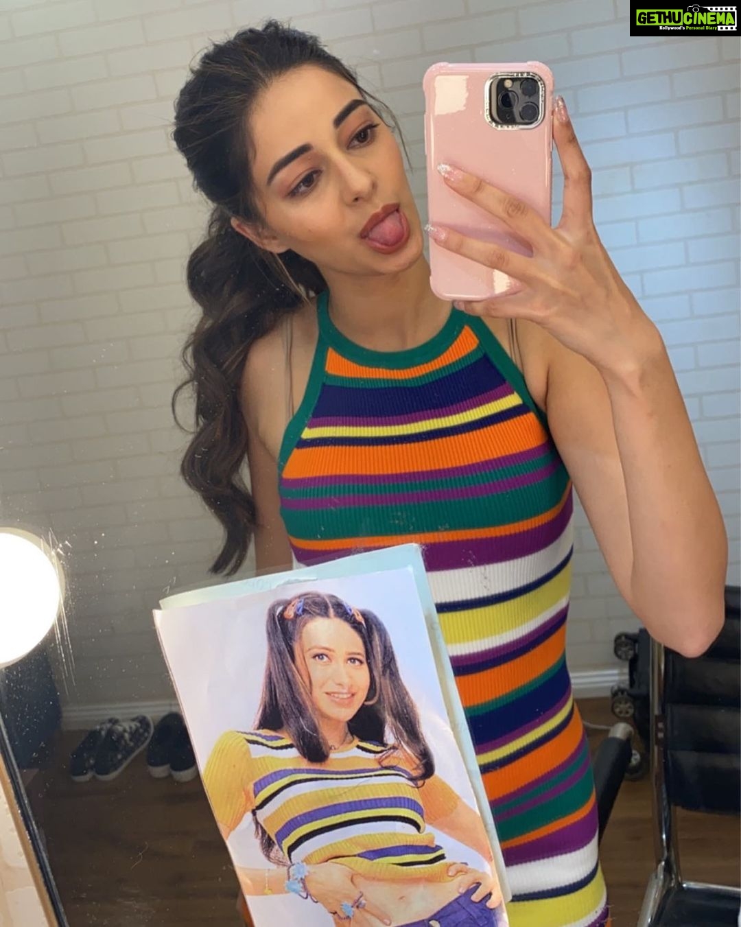 Ananya Panday Instagram - BTS of #Liger twining w the forever inspo Lolo 😋❤️ fun fact I take this picture with me on every shoot it’s a mood!!!! #Liger25thAugust