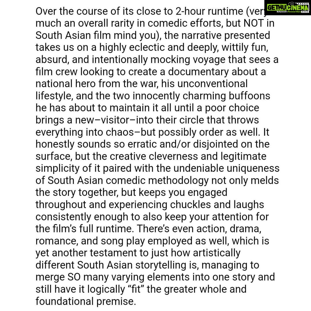 Anarkali Marikar Instagram - Gaganachari's first official review from CPIFF, Chicago. ❤