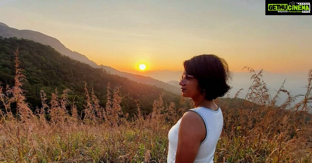 Anarkali Marikar Instagram - This place and the sunset Chembra peak💖