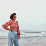 Anarkali Marikar Instagram - I'm lately too curious about seas that I'm watching a lot of tsunami and Whirlpool videos. @the_shopellos Outfit @ameenbarief 📸