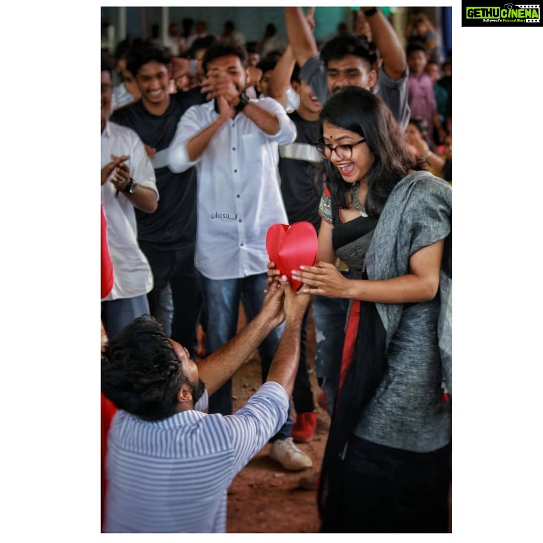 Anarkali Marikar Instagram - A day before Valentine's day almost had the same vibe. @kesu__jr photography Ilahia College of Arts & Science