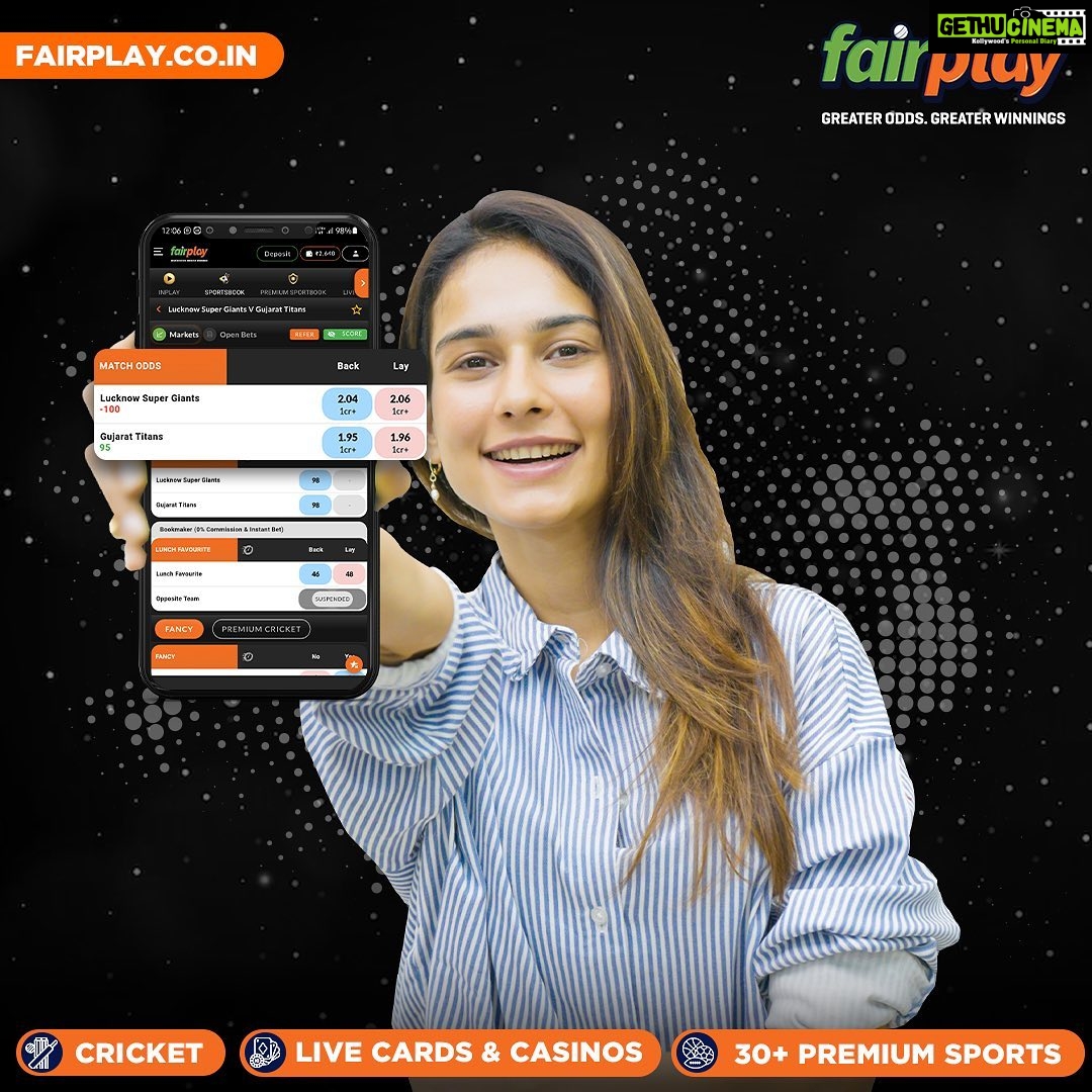 Aneri Vajani Instagram - Use Affiliate Code ANERI300 to get a 300% first and 50% second deposit bonus. IPL fever is at its peak, so gear up to place your bets only with FairPlay, India's best sports betting exchange. ππ Earn big by backing your favorite teams and players. Plus, get an exclusive 5% loss-back bonus on every IPL match. π°π€ Don't miss out on the action and make smart bets with FairPlay. π Instant Account Creation with a few clicks! π€300% 1st Deposit Bonus & 50% 2nd deposit bonus with FREE GOLD loyalty status - up to 9% Recharge/Redeposit Bonus lifelong! π°5% lossback bonus on every IPL match. π Best Loyalty Plan β Up to 10% Loyalty bonus. π€ 15% referral bonus across FairPlay & Turnover Bonus as well! π Best Odds in the market. Greater Odds = Greater Winnings! π 24/7 Free Instant Withdrawals β‘Fastest Settlements within 5mins Register today, win everyday π #IPL2023withFairPlay #IPL2023 #IPL #Cricket #T20 #T20cricket #FairPlay #Cricketbetting #Betting #Cricketlovers #Betandwin #IPL2023Live #IPL2023Season #IPL2023Matches #CricketBettingTips #CricketBetWinRepeat #BetOnCricket #Bettingtips #cricketlivebetting #cricketbettingonline #onlinecricketbetting