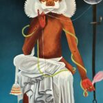 Angira Dhar Instagram – I made #art! #oiloncanvas #mixmedia