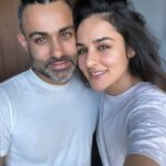 Angira Dhar Instagram – To wake up to your face 🥰 @_shan_dhar #myyoungling #sametosame