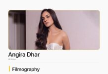Angira Dhar Instagram - After receiving praise for her performance as Kajal in Saas, Bahu Aur Flamingo streaming on @disneyplushotstar , @angira leads this week's IMDb's Popular Indian Celebrities Feature. Here's a look back at some of her performances that she is known for ✨💛 IMDb "Known for" is a space where you can find other notable work from your favourite artist all on their page on IMDb.com. As always, determined by fans! 💛 🎬: Bang Baaja Baaraat | YouTube Love Per Square Foot | Netflix Commando 3 | Zee5 Saas, Bahu Aur Flamingo | Disney+ Hotstar