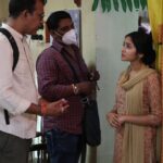 Anikha Instagram - i’ve been saving up these photos from the November of 2020. Satya has been with me for the past 2 years. Coming back to this set was always like family. Even thought i didn’t know a word in telugu ( i for some reason still don’t) i felt so loved and appreciated by each and everyone. The teamwork involved in this was crazy, continuous day and night shoots with rarely any breaks. ButtaBomma is out now on Netflix!!! Do watch it if you missed it in theatres