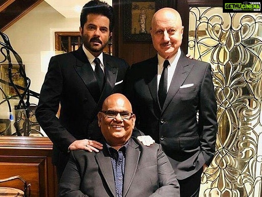 Anil Kapoor Instagram - The Laurels of the industry have lost their Hardy…the Three Musketeers have lost the most talented, generous and loving Musketeer and I have lost my younger brother…gone too soon… I love you Satish ♥️ @anupampkher