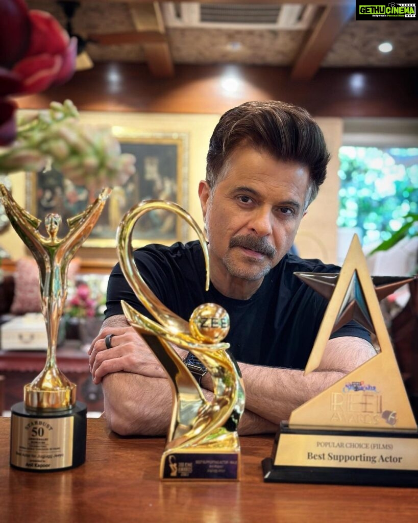 Anil Kapoor Instagram - Some films are special just by virtue of being so different from anything you've ever done...and when they are loved & appreciated by the audiences, there’s no better feeling… I want to thank the entire teams of #JugJuggJeeyo and #thar for being my companions on these unforgettable journeys! I owe this moment to each one of them! I am eternally grateful and I promise to continue working hard and keep entertaining you! 🙏❤️ India
