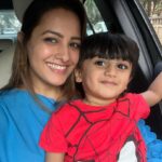 Anita Hassanandani Instagram - A party of #2 cos I left a birthday party of 50 as Aaru Paruuuuu is petrified of mascots! I’m sure he’ll get over it ✨ My Jaanannuuuuu 😍