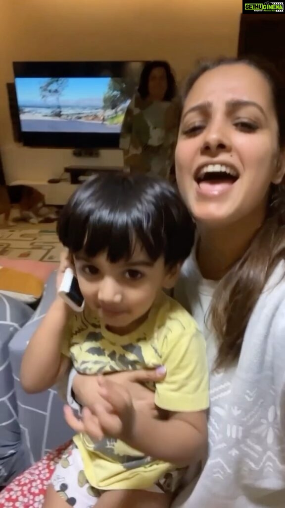Anita Hassanandani Instagram - Me partying with my mominlaw and son as my hubby is busy this valentine. Babyyyy how’s the song 😂 @rohitreddygoa