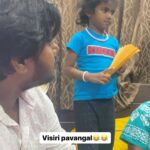 Anitha Sampath Instagram - விசிறி பாவங்கள்🥰தாய்மாமன் தொல்லைகள்😅 #venba #anithasampath