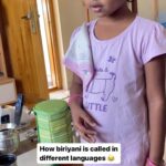 Anitha Sampath Instagram - Do u know how biriyani is called in different languages 😂😂 learn from venba😅 #anithasampath #anithasampathreels #venba 昆德拉图尔