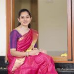 Anitha Sampath Instagram - #ad This Pongal, i decided to wear my granny’s saree. And thanks to Vanish, the saree became bright and as good as new in just one wash! Am sure you are planning to rewear something special this Pongal, do keep your bottle of Vanish handy and just like me enjoy a bright and stain-free look without any stress! #pongalreadywithvanish