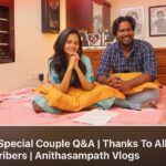 Anitha Sampath Instagram - முதல் முறையா Youtube சேனல் ஆரம்பிக்கும்போது ரெண்டு பேரும் ரொம்பலா எதிர்ப்பார்ப்பு வச்சிக்கல நமக்கு புடிச்சத நம்ம விடியோவா எடுத்து போடுவோம் புடிக்கிறவங்க பாப்பாங்கனுதா பேசிக்கிட்டோம். அப்புறம் கொஞ்ச நாள் போக போக subscriber’s ஓட ஆர்வமும் அவுங்க குடுத்த ஆதரவும் தா எங்களை இவுளோ நாள் ஓட வச்சது எங்களோட தனிப்பட்ட வேல காரணமா கொஞ்சம் பிஸியா இருந்ததால முழுக்க முழுக்க உங்கள திருப்தி படுத்துற மாறி வீடியோ போடா முடியலை அதுக்கு உண்மையா மன்னிப்பு கேட்டுகிறோம் …10,00,000 subscribersங்கிறது சாதாரண விஷயம் இல்ல உங்க எல்லாருக்கும் எங்களோட மனமார்ந்த நன்றிகள். இனி வரும் நாட்கள்ல உங்கள திருப்தி படுத்துற மாதிரியான விடியோசை கொடுப்போம்னு நம்புறோம்.