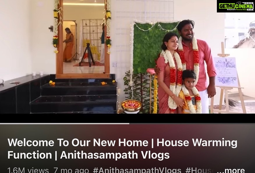 Anitha Sampath Instagram - முதல் முறையா Youtube சேனல் ஆரம்பிக்கும்போது ரெண்டு பேரும் ரொம்பலா எதிர்ப்பார்ப்பு வச்சிக்கல நமக்கு புடிச்சத நம்ம விடியோவா எடுத்து போடுவோம் புடிக்கிறவங்க பாப்பாங்கனுதா பேசிக்கிட்டோம். அப்புறம் கொஞ்ச நாள் போக போக subscriber’s ஓட ஆர்வமும் அவுங்க குடுத்த ஆதரவும் தா எங்களை இவுளோ நாள் ஓட வச்சது எங்களோட தனிப்பட்ட வேல காரணமா கொஞ்சம் பிஸியா இருந்ததால முழுக்க முழுக்க உங்கள திருப்தி படுத்துற மாறி வீடியோ போடா முடியலை அதுக்கு உண்மையா மன்னிப்பு கேட்டுகிறோம் …10,00,000 subscribersங்கிறது சாதாரண விஷயம் இல்ல உங்க எல்லாருக்கும் எங்களோட மனமார்ந்த நன்றிகள். இனி வரும் நாட்கள்ல உங்கள திருப்தி படுத்துற மாதிரியான விடியோசை கொடுப்போம்னு நம்புறோம்.