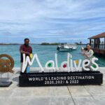 Anitha Sampath Instagram - “Dream come true” destination😍 In this dreamy heavenly marvellous maldives🏝️ elarukum enna vangitu varatum thangams😅 Thanks to our travel partner @thetourist_360 ✅ a coimbatore paiyan who is a successful maldives tourist operator.way to go thambi!