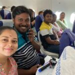 Anitha Sampath Instagram - Our first long distance family trip😍😍 Chennai😎 to kashmir☃️ Kelambiyachu..elarkum enna vangitu varanum list kudunga thangams😜 @itsme_pg