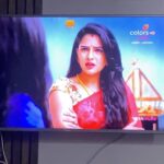 Anitha Sampath Instagram - 😇guest role #mandhira punnagai #colorstv #colorstvserial Chudidhar from @instorefashions
