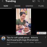 Anitha Sampath Instagram - Trending #1 on youtube Two videos trending#1 this month😍 Anitha sampath vlogs💖 . . . #trending #youtubeshorts #anithasampath