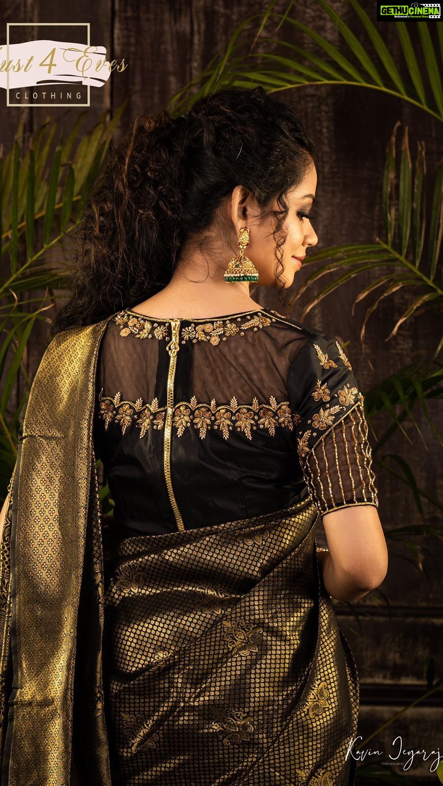 Anitha Sampath Instagram - Designer Blouse @justforeves 😇 Kolathur, Chennai